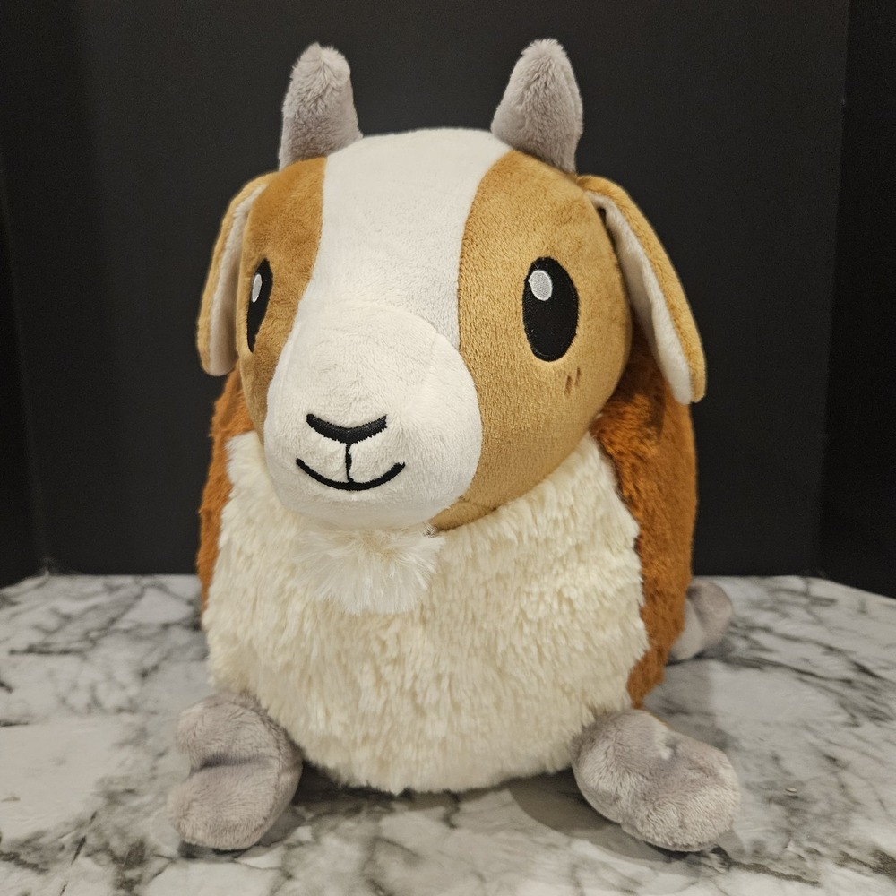 Squishable Baby Goat Plush 16" Large Round Farm Animal Stuffed Toy